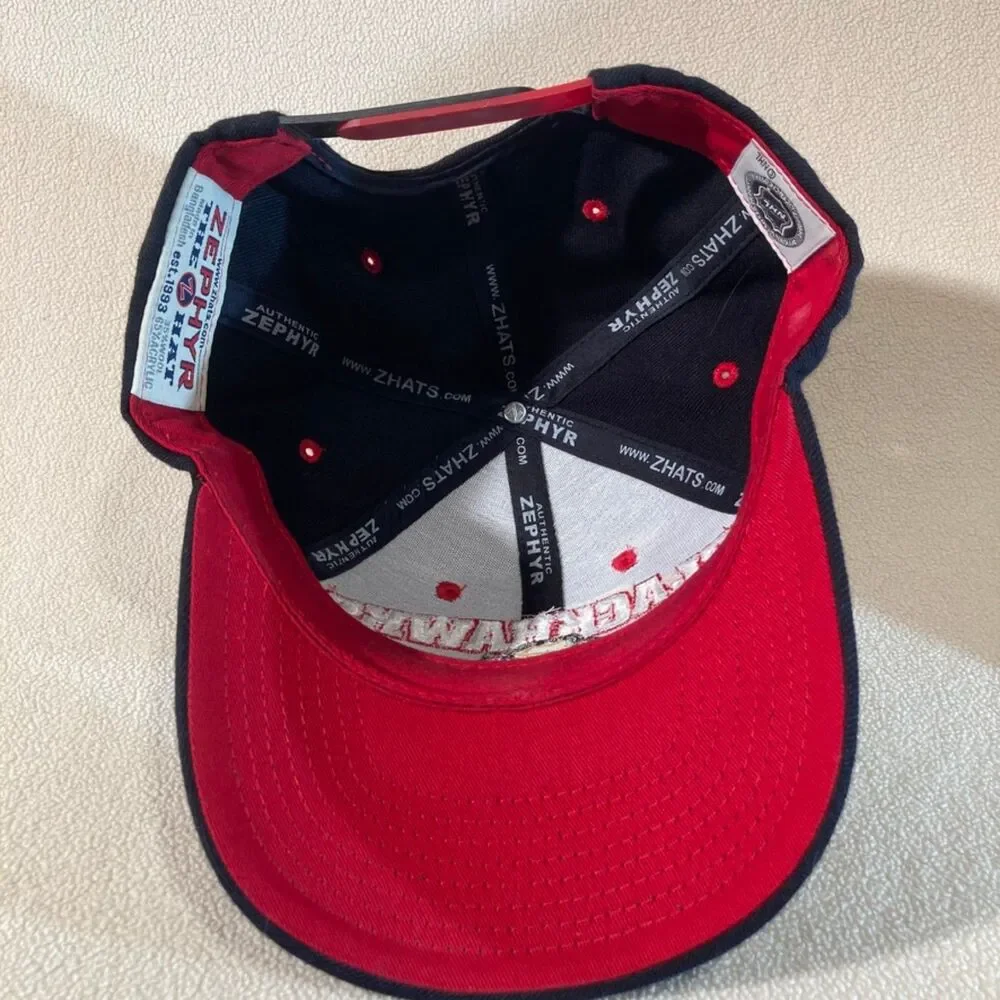 Chicago Blackhawks Hat Cap Black Red Zephyr The Hat Snap Back NHL‎ Hockey